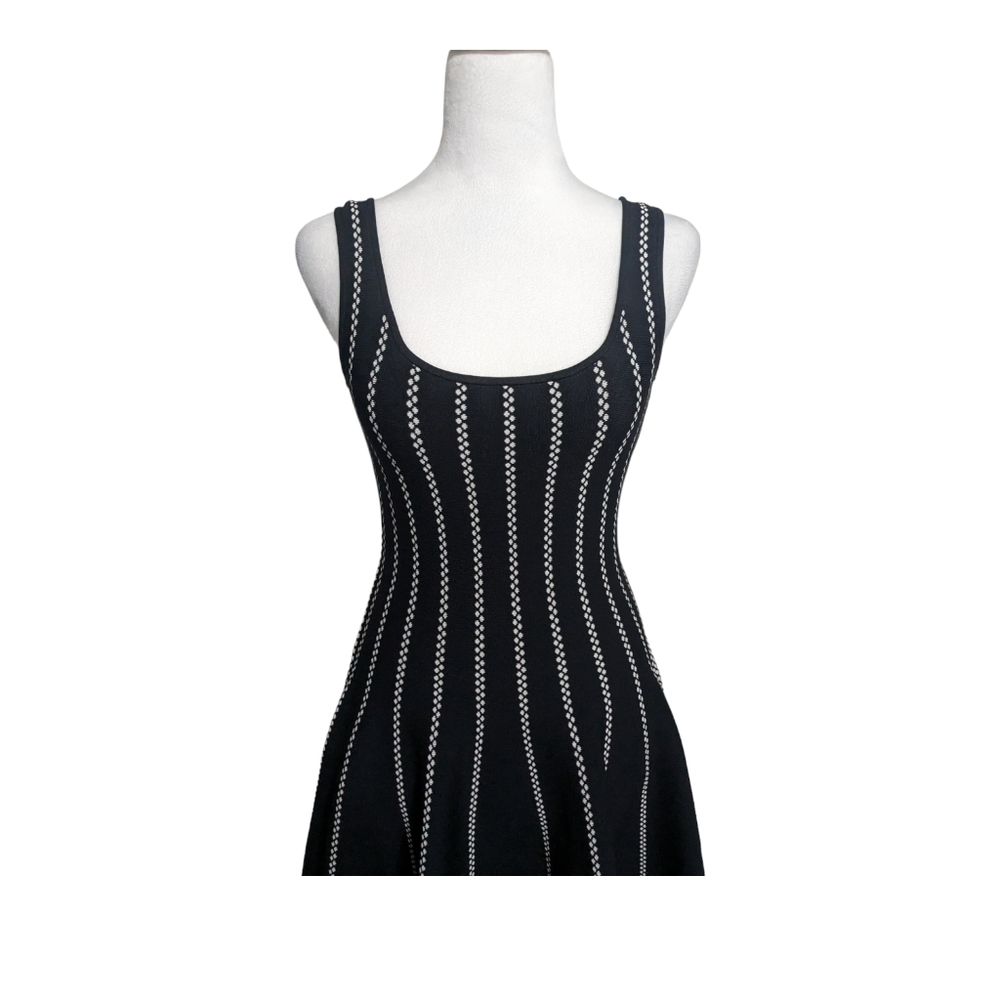 Bebe Mini Dress,Size SP,Color Black/White - Picture 3 of 7